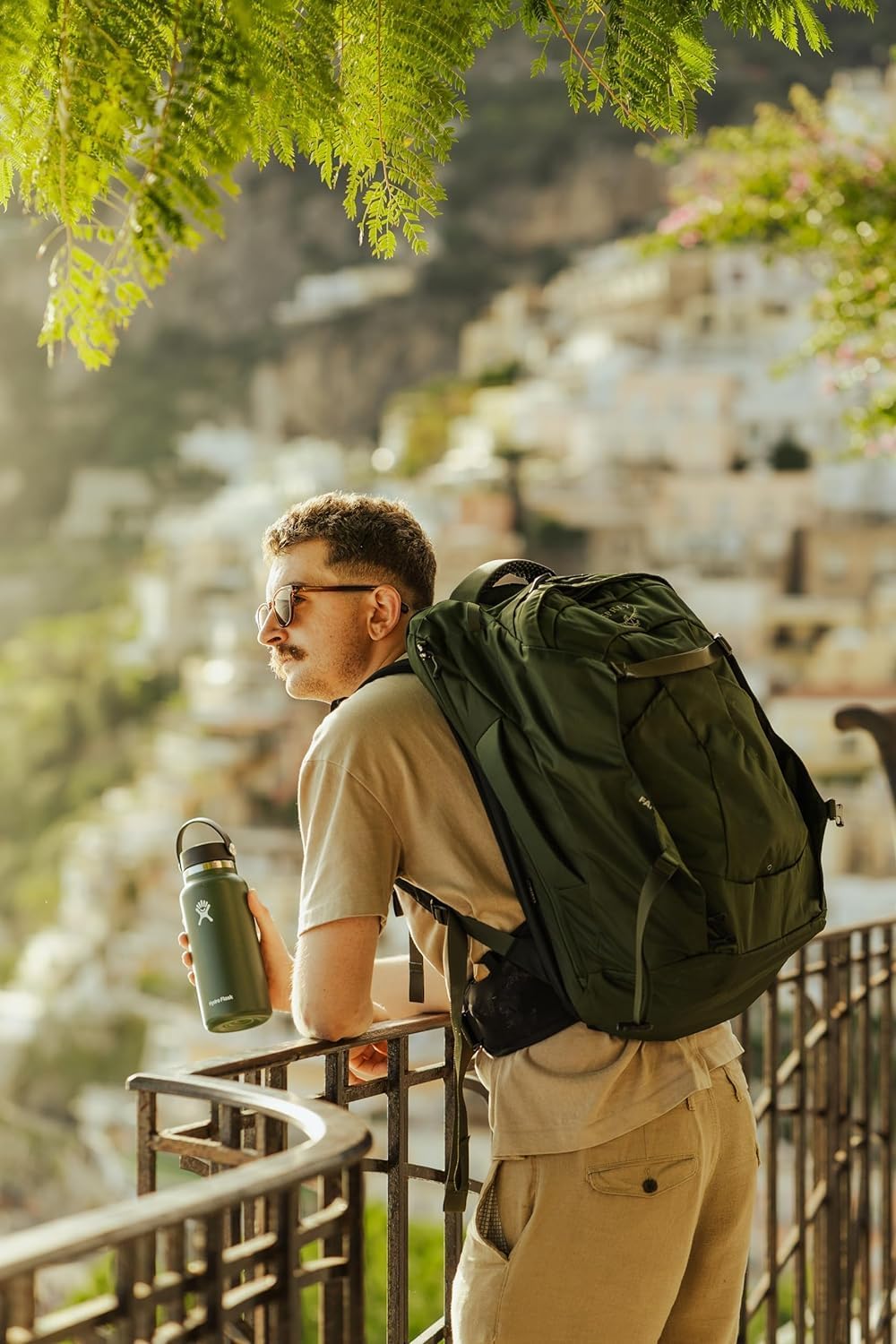 Osprey Farpoint Men's Travel Backpack O/S - Fassungsvermögen 40L Gopher Green, O/S - Fassungsverm&#x