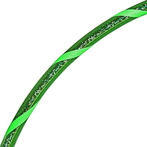 Glamour Hula Hoop Reifen Ø60/70/80/90/100cm Grün Ø60cm, Grün Ø60cm
