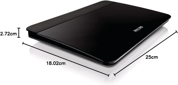 Philips SDV6226/12 Digital Indoor DVB-T Antenne (41dB, HDTV/UHF/VHF) schwarz/Silber