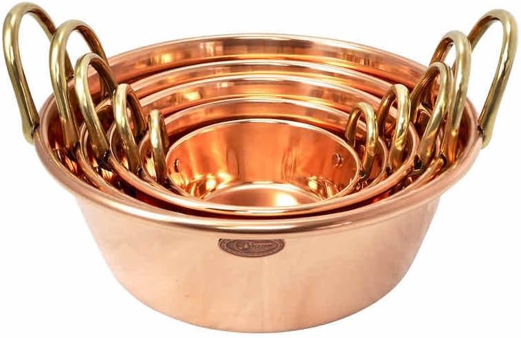 CopperGarden Sossen- & Marmeladentopf 12 Liter I Kochtopf aus Kupfer mit 36 cm Durchmesser I grosser