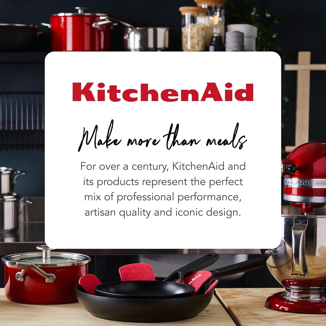 KitchenAid Stainless Steel Sheet Edelstahl-Kochgeschirrset, 3-teilig, 16 cm/20 cm/24 cm Kochtöpfe, I