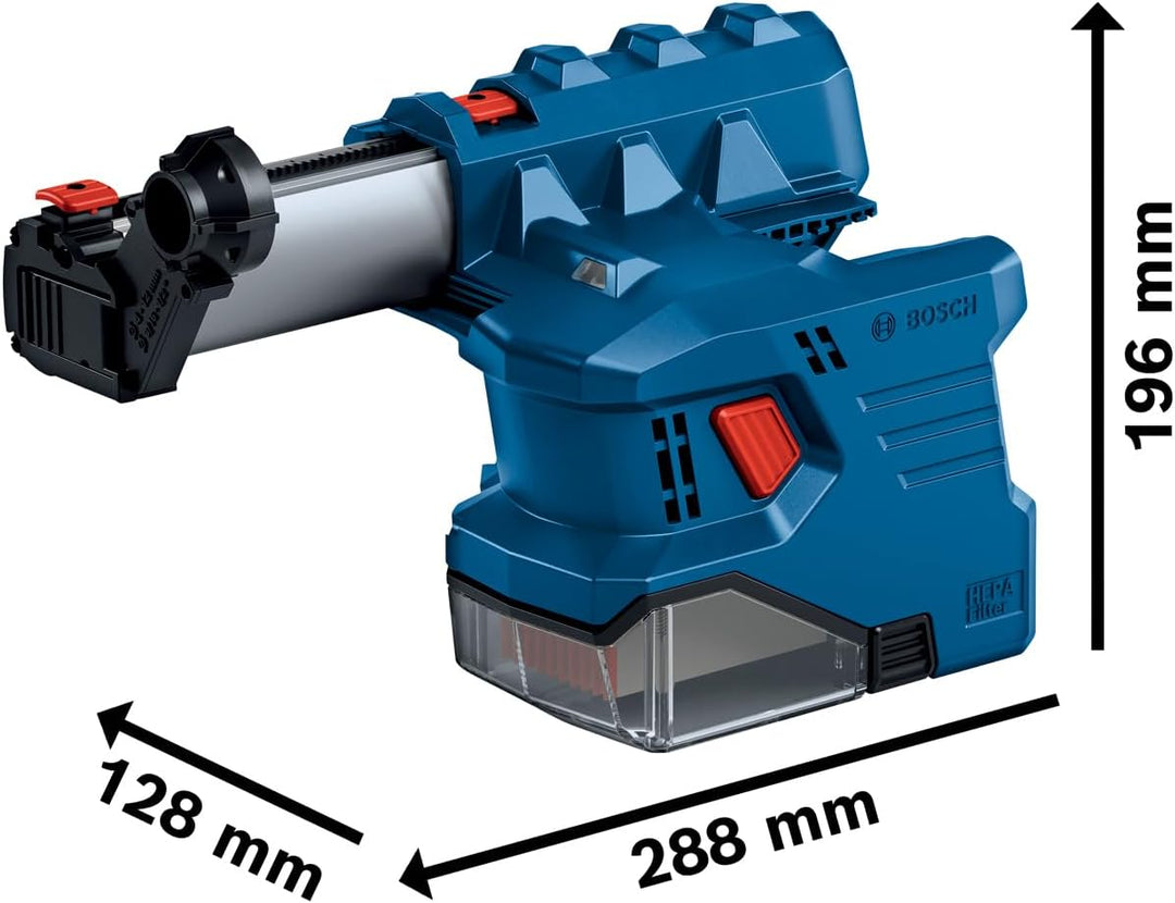 Bosch Professional Absaughammer GDE 18V-12 (mit SDS plus, für einen Bohrbereich von 6 mm bis 10 mm,