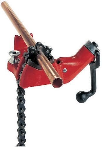 RIDGID 40215 Modell BC-810 Kettenrohrschraubstock mit oberer Schraube, Schraubstock 1/2" bis 8" (15