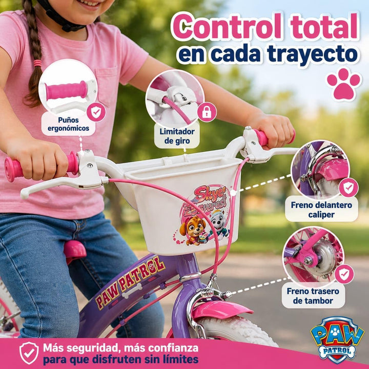 Toimsa 1680 Fahrrad 16 Zoll Paw Patrol Mädchen