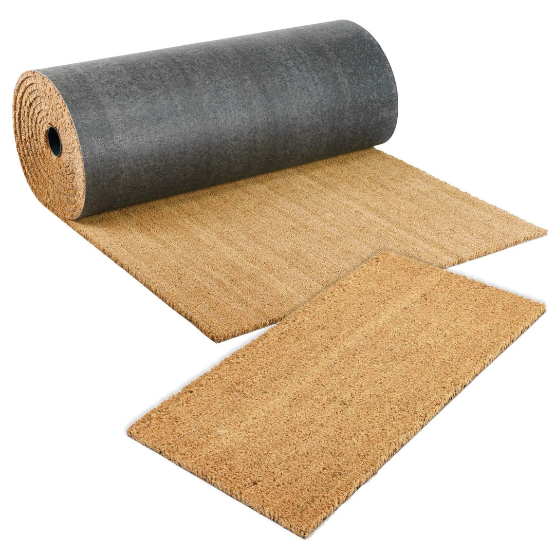 ANRO Kokosmatte Fussmatte Abstreifer Abtreter viele Grössen und Höhen Naturprodukt Rollenware Dicke