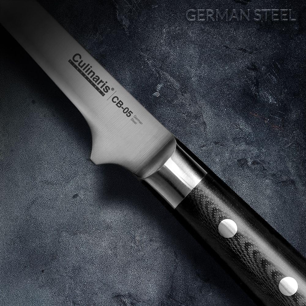 Culinaris Ausbeinmesser, Klingenlänge 16 cm aus hochwertigem Deutschen Edelstahl. Profi Fleischmesse