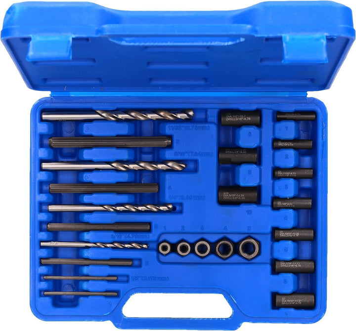 BRILLIANT TOOLS BT541900 HSS Schraubenausdreher-Satz, 25-tlg [Powered by KS TOOLS]