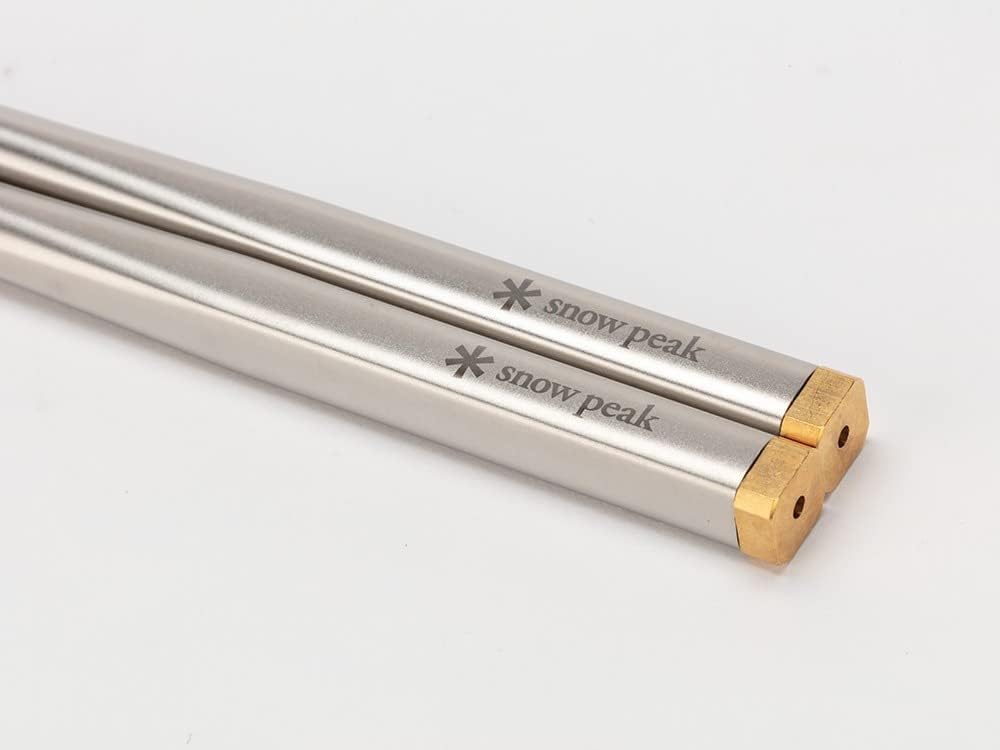 Snow Peak - Carry on Chopstick Stäbchen - Outdoorbesteck - Titanium (M) Medium, M