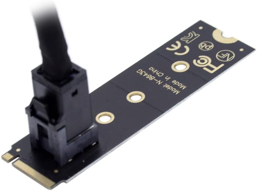 xiwai 22x80mm U.2 Kit SFF-8639 NVME PCIe4.0 SSD Adapter für Mainboard SSD 750 p3600 p3700 M.2 SFF-86