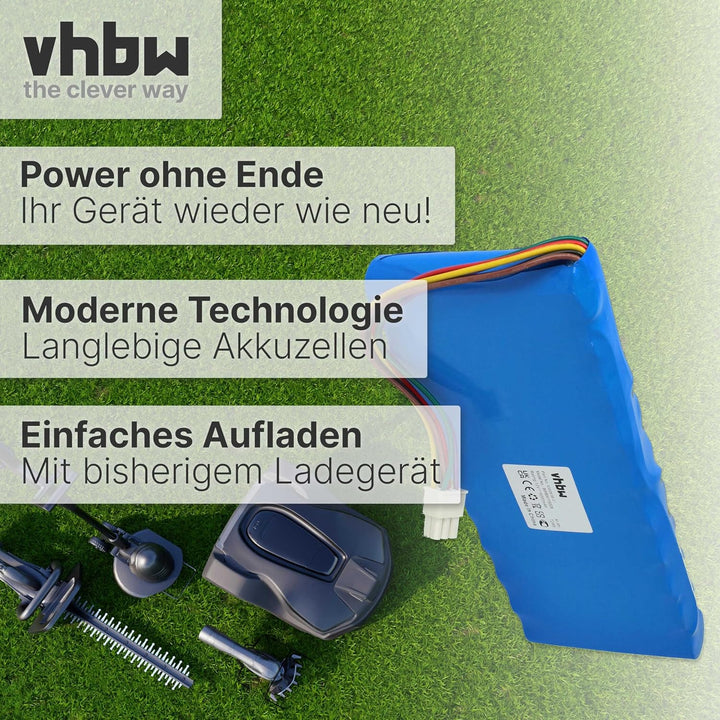 vhbw Akku kompatibel mit Husqvarna Automower G1 1998, G1 1999, G1, G1 2000, G1 2001, G1 2002, G1 200