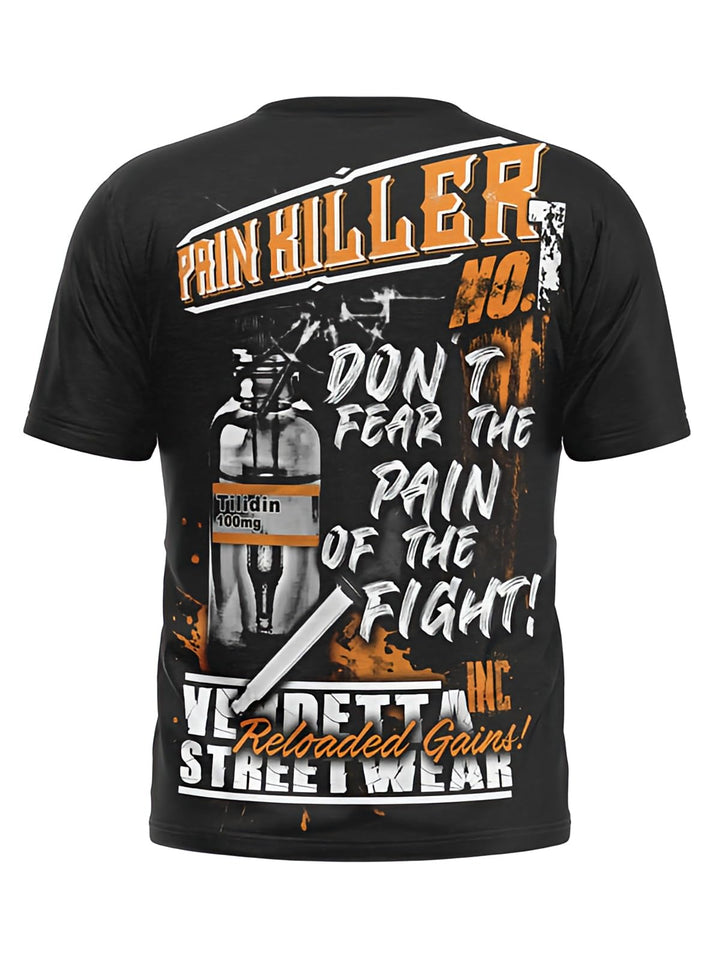 Vendetta Inc. Shirt Pain Killer schwarz Männer, Herren Sport Freizeit T-Shirt 1135
