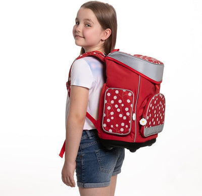 MUWO Kinder Schulranzen Set 5tlg. ergonomischer leichter Schulrucksack mit Sporttasche, Turnbeutel,