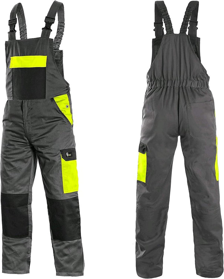 CANIS CXS Phoenix Cronos Arbeitslatzhose Professionelle Latzhose Herren Schutz für Monteur Gärtner D