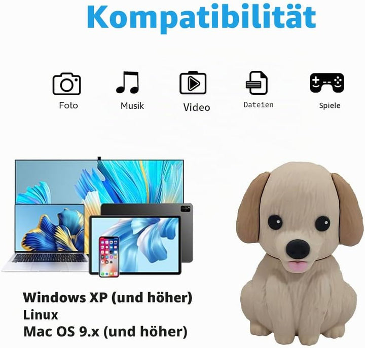 Ulticool - Pferd USB-Stick 64 GB – Praktisches und stilvolles Design für Frauen, Freundin, Teenager