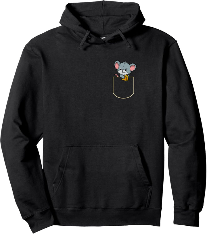 Lustiges Maus In Der Brusttasche Geschenk Ratte Pocket Pullover Hoodie