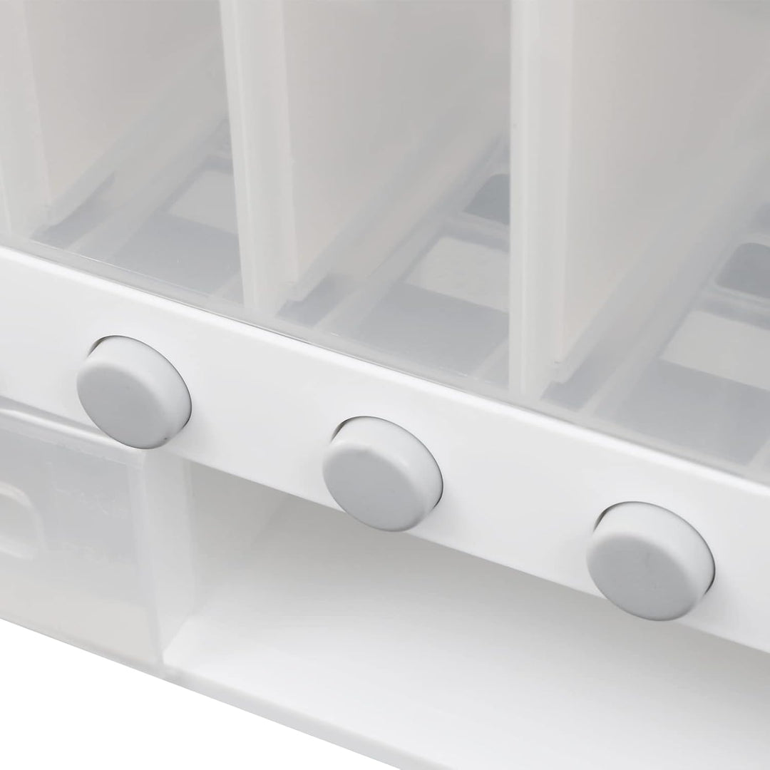 Müslispender, Cerealienspender mit 6 Unterteilungen, Trockennahrungsspender, Reisspender, mit Einem