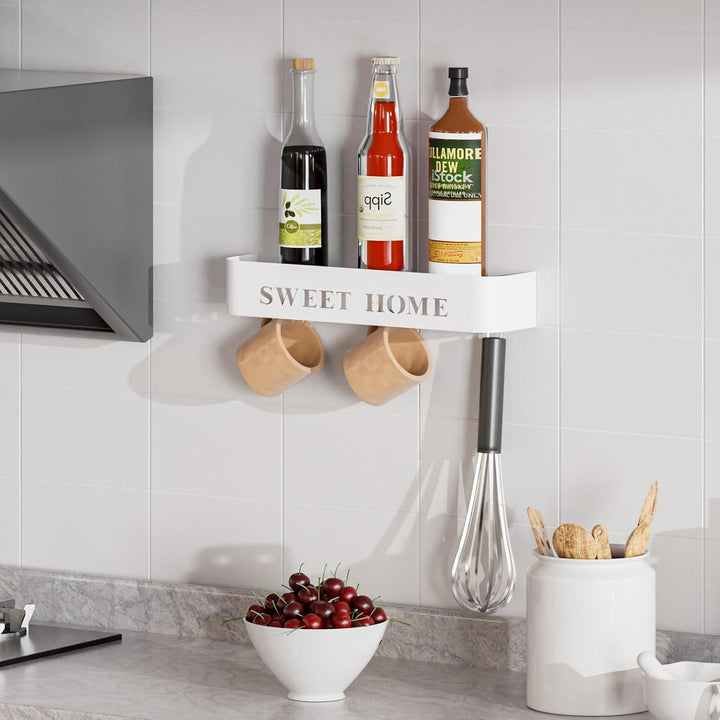 Schlüsselbrett mit Ablage Schlüsselboard Wand - Moderner Minimalistisches Schlüsselhalter, Metall Sc
