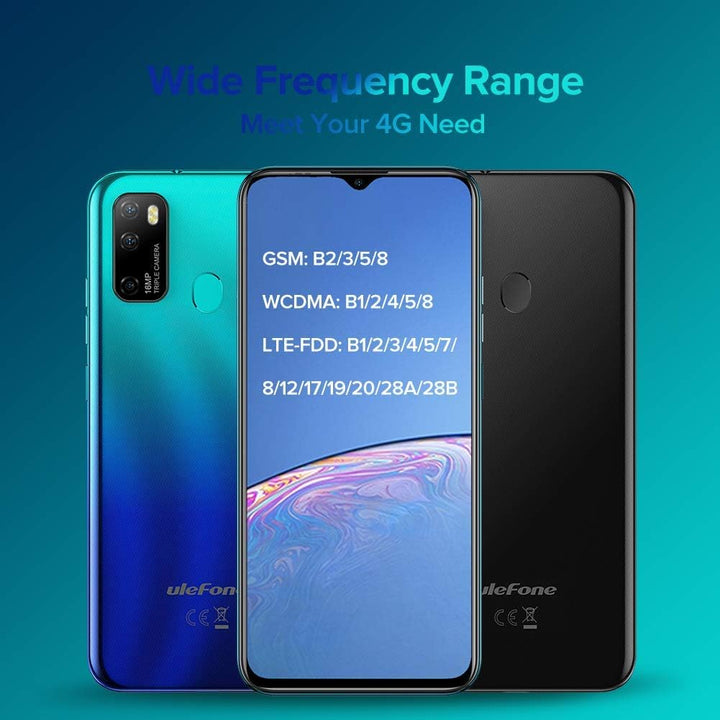 Ulefone Note 9P Smartphone - Android 10 Octa-Core Handy Dual-SIM 4GB+64GB 3in1 Kartensteckplatz 6,52
