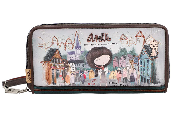 Anekke Wallet Large w. handle, kombi(voice), Gr.
