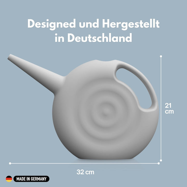 Giesskanne No.1, grau, Kunststoff, 2 Liter, Grau