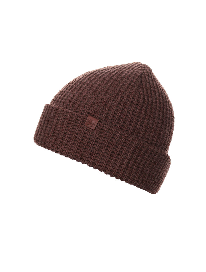 BICKLEY + MITCHELL Women's Waffle Structured Basic Womens 2015-01-11-74 Beanie Hat, Spice RED, One S