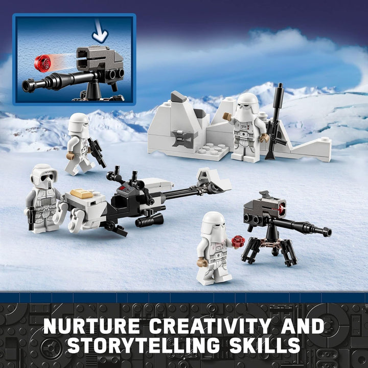 LEGO Star Wars Snowtrooper Battle Pack 75320; Toy Building Kit for Kids Aged 6 and up (105 Pieces)
