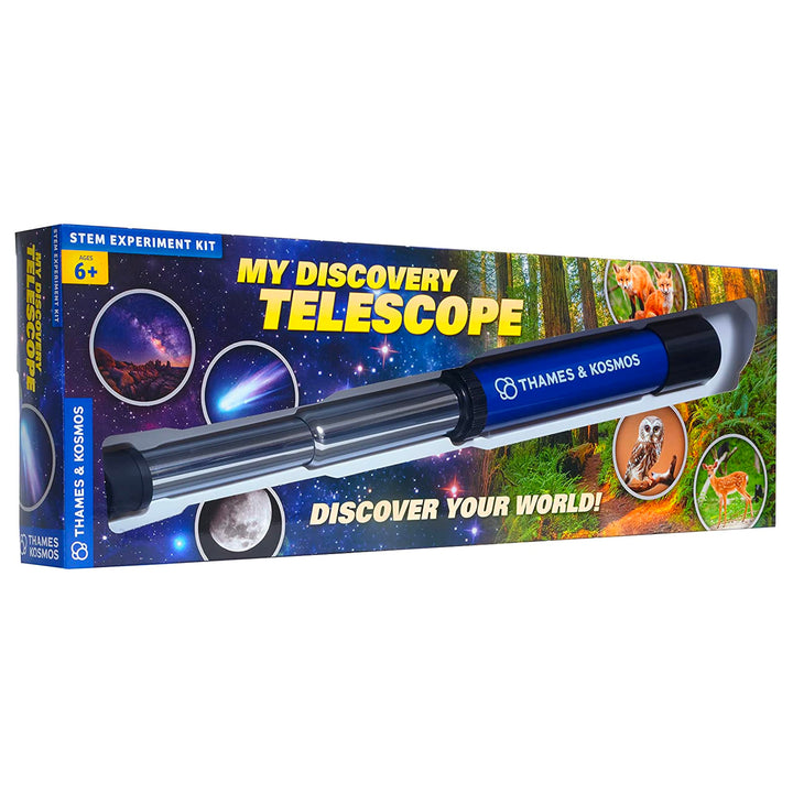 Thames & Kosmos , 676919, My Discovery Telescope 12X Optical Magnification, Watch Wildlife and View