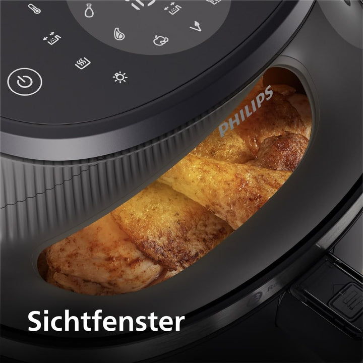 Philips Airfryer 3000 Series 6.2L, Sichtfenster, 16-in-1 Airfryer, RapidAir Plus Technologie, wenige