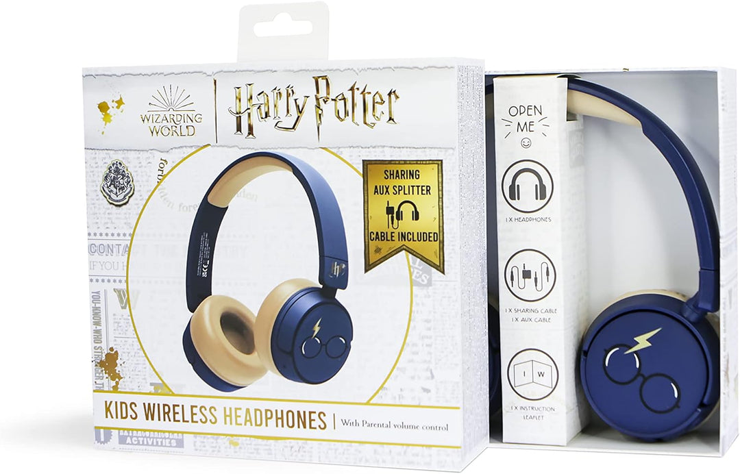 OTL Technologies HP0997 Harry Potter Kinder-Kopfhörer, kabellos, Blau