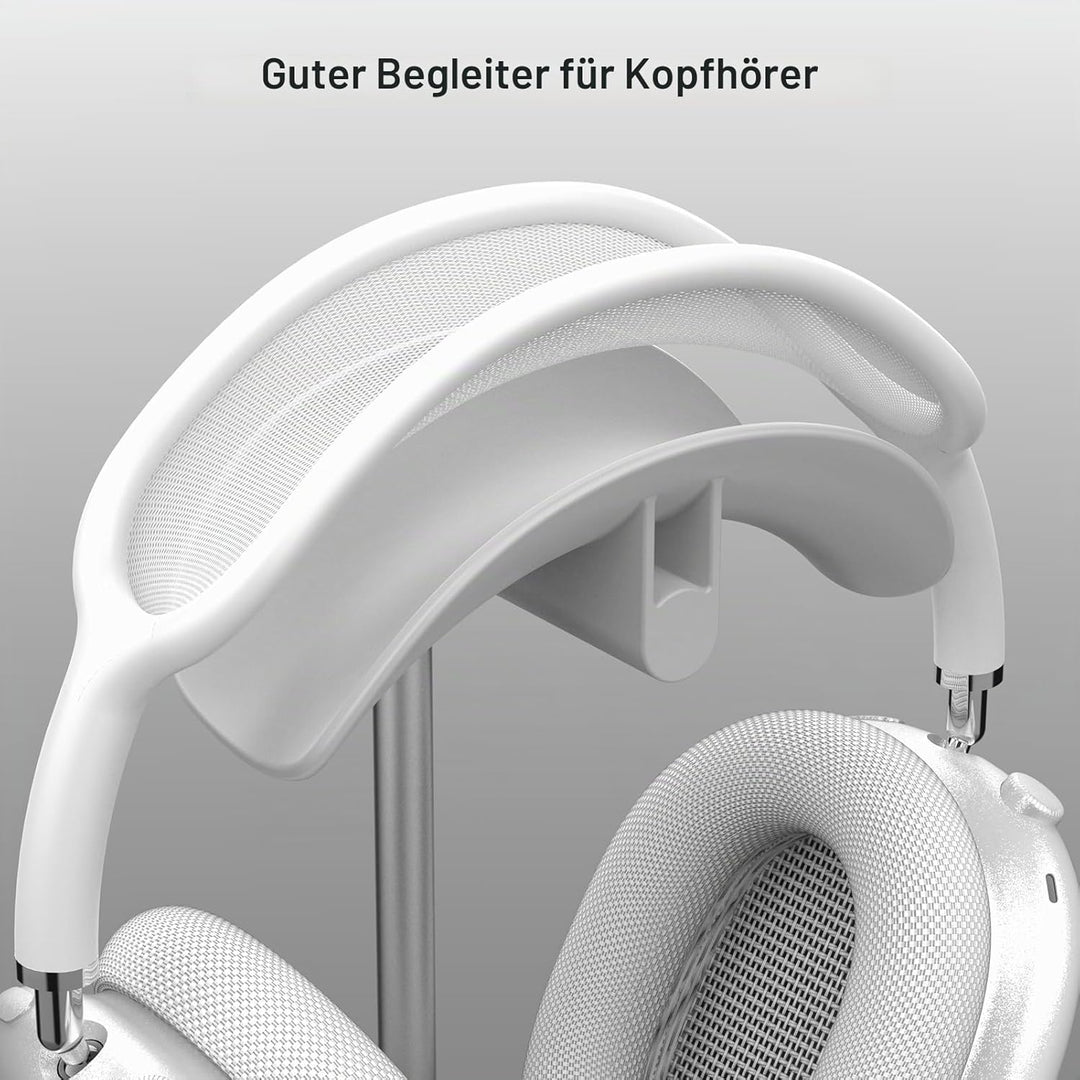 Kopfhörer Ständer, Headset Halterung Halter Tisch mit Aluminium Basis, kompatibel mit AirPods Max, S