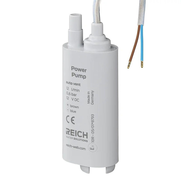 Camping Tauchpumpe Easy 12V 12L/min mit Entlüftung I 0,6 bar 10-18 W Leistungsaufnahme