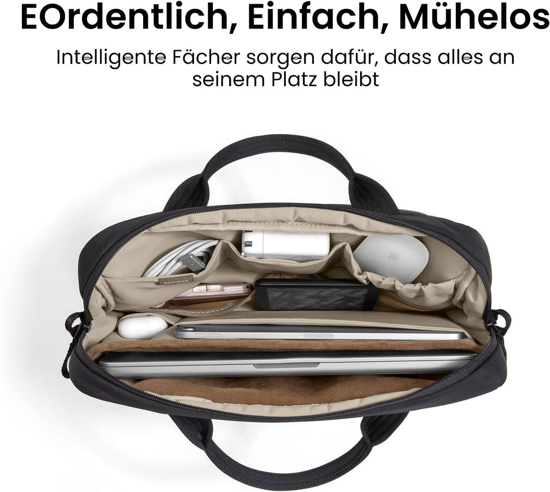 tomtoc Laptoptasche 14 Zoll, Puffy Laptop Tasche für Damen, Leichte Laptoptasche für 14 Zoll MacBook
