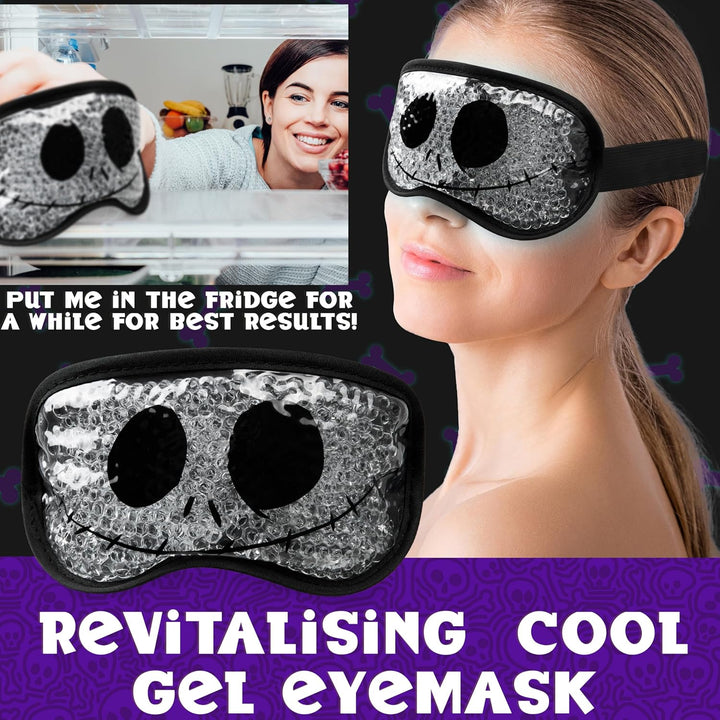 Disney The Nightmare Before Christmas Beauty Set für Damen mit kühlende Augenmaske & Haar-Accessoire
