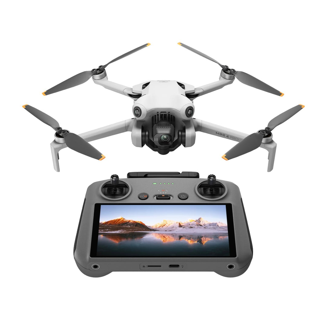 DJI Mini 4 Pro (DJI RC 2 Fernsteuerung), faltbare Mini-Drohne mit 4K-Kamera für Erwachsene, unter 24