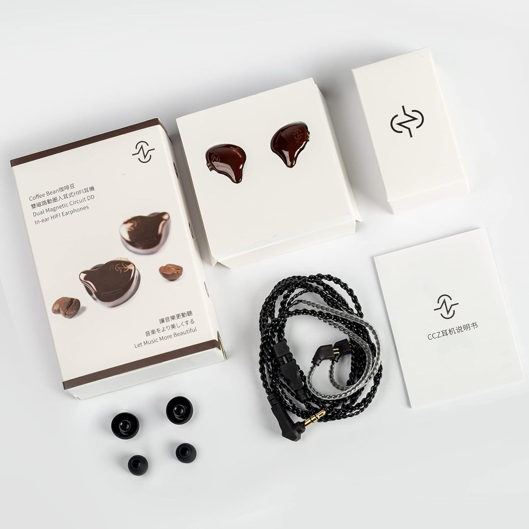 Yinyoo In Ear Monitor Kopfhörer CCZ Coffee Bean Over Ear Ohrhörer Kabelgebundener Kopfhörer mit 1DD