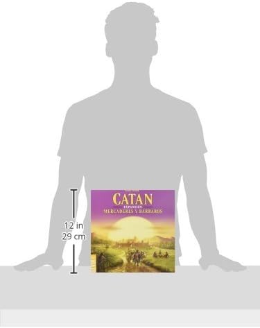 Devir - Catan Erweiterung Märkte und Barbarien, Brettspiel, BGMERCADERES, Mehrfarbig, Catan