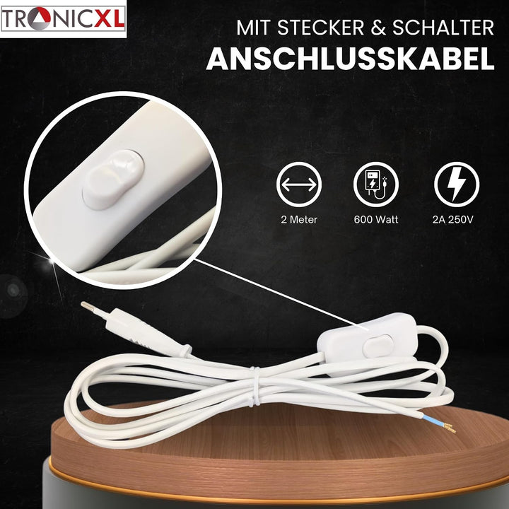 TronicXL Turbo Abluft Set Grow 100mm leise mit Aufhängung Belüftungsset für Growbox Aktivkohlefilter