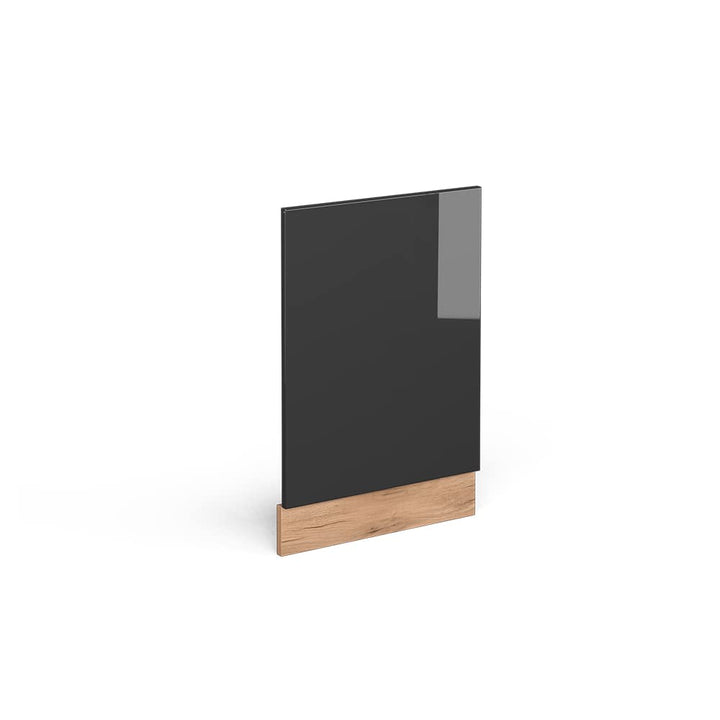 Vicco Frontblende R-Line, Anthrazit Hochglanz/Goldkraft Eiche, 45 cm ohne Arbeitsplatte Anthrazit Ho