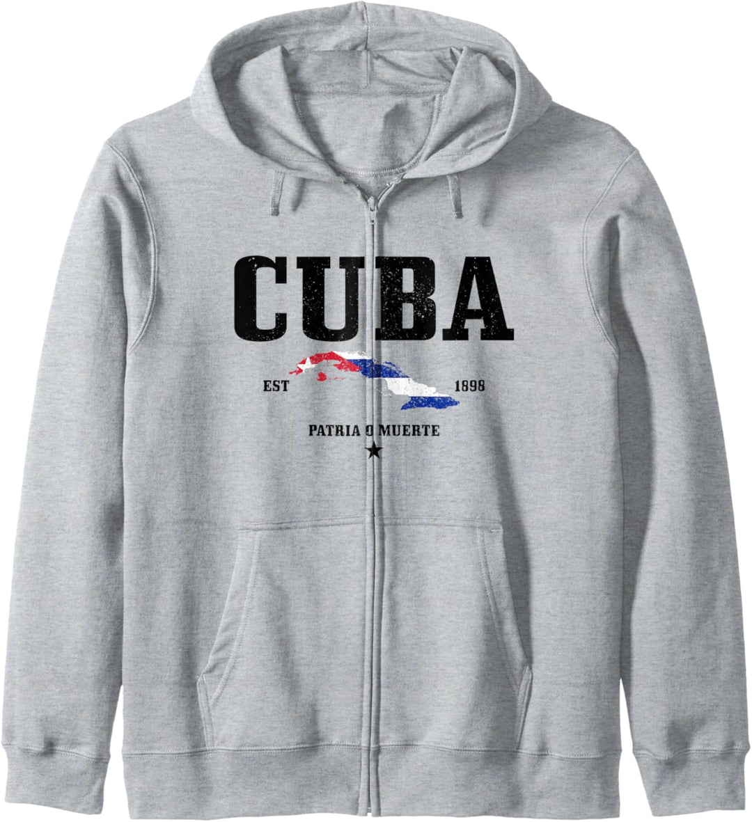 Kuba Est. 1898 Kubanische Flagge Pride Vintage Cuba Kapuzenjacke