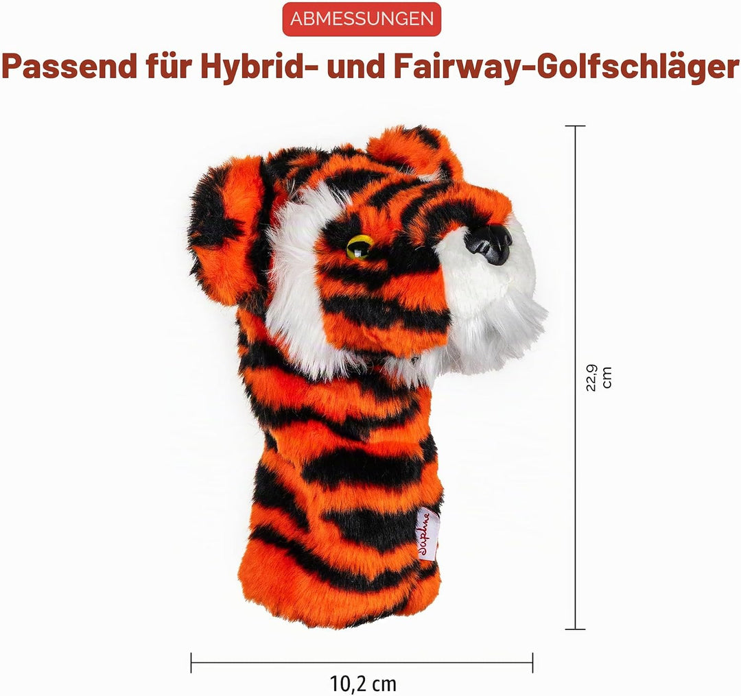 Daphne’s Headcovers Tiger Headcover Funny Golf Club Cover Stylish Protection for Club Driver Headcov