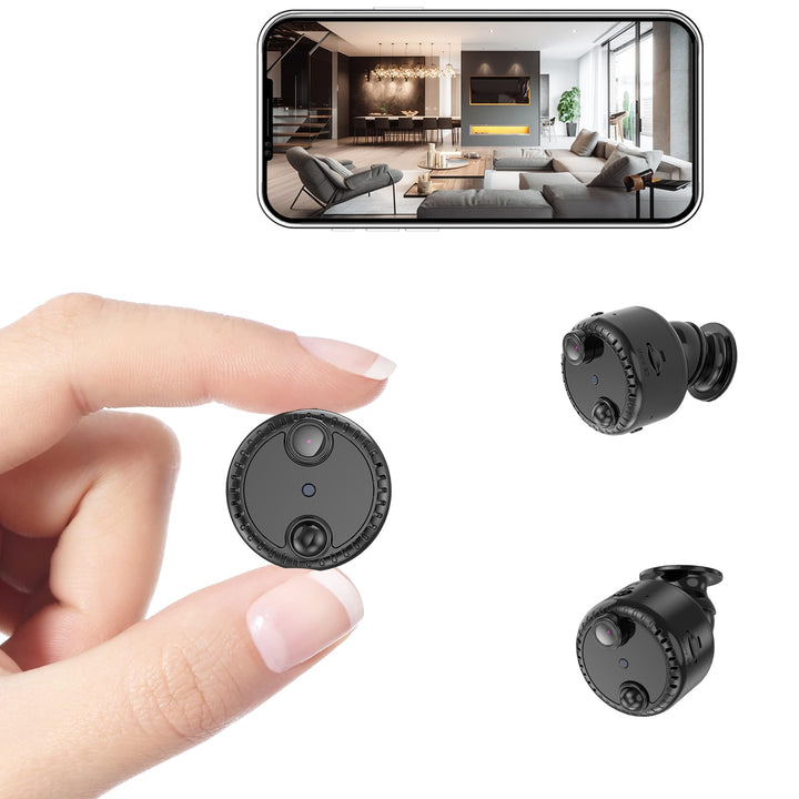 HYCENCY Mini Kamera WLAN Überwachungskamera 4K Live Übertragung Handy WiFi Kleine Kabellos Videoüber