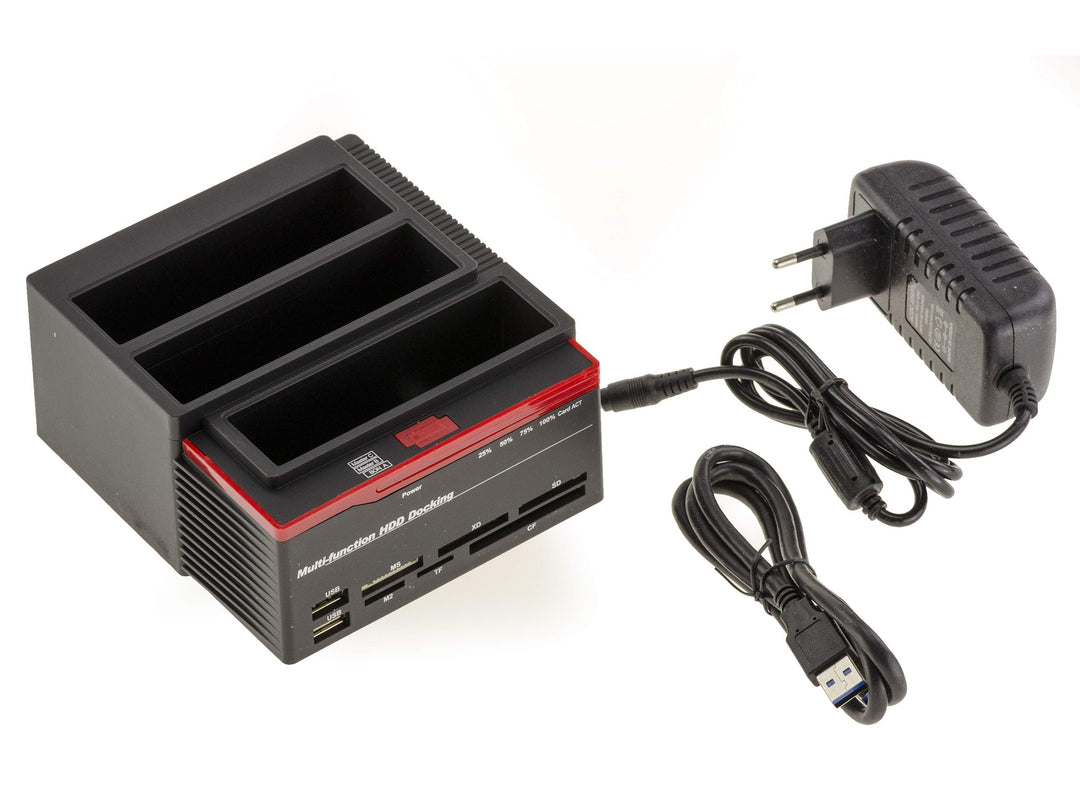 KALEA-INFORMATIQUE Triple Docking Station 2 SATA-Ports und EIN IDE 2.5 ET 3.5 Port zu USB 3.0. HDD D