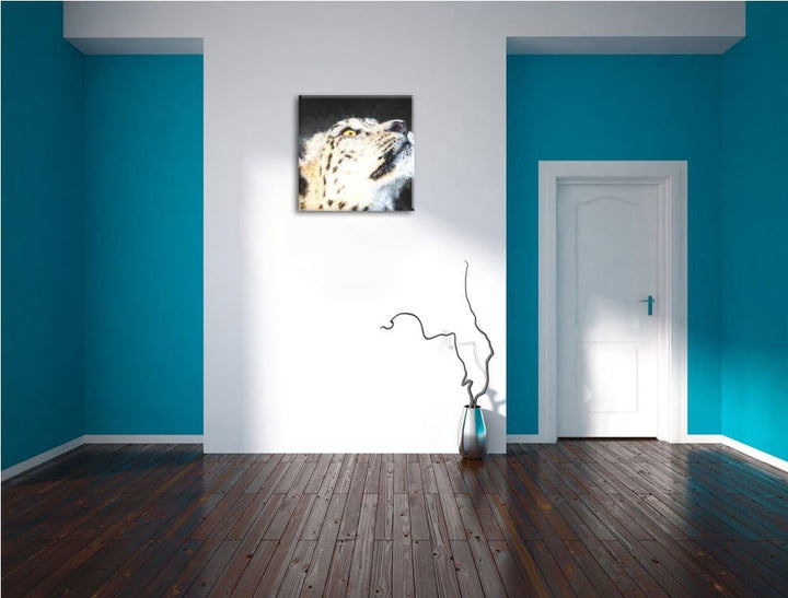 Pixxprint Brooklyn Bridge in New York als Leinwandbild/Grösse: 70x70 cm/Wandbild/Kunstdruck/fertig b