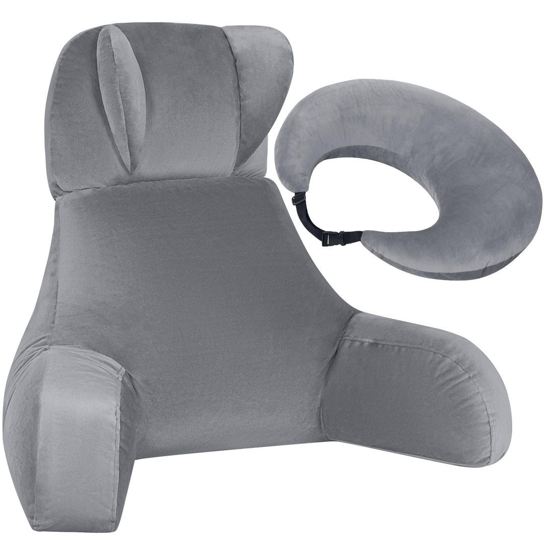 AS AWESLING Lesekissen &amp; Gaming-Kissen mit Rückenstütze - Nacken- und Lendenkissen für Bett, Sofa, B