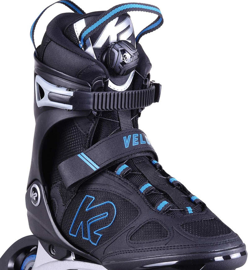 K2 Herren Velocity 84 Boa M Inline Skates EU: 44.5 (UK: 10 / US: 11) Black - Blue, EU: 44.5 (UK: 10