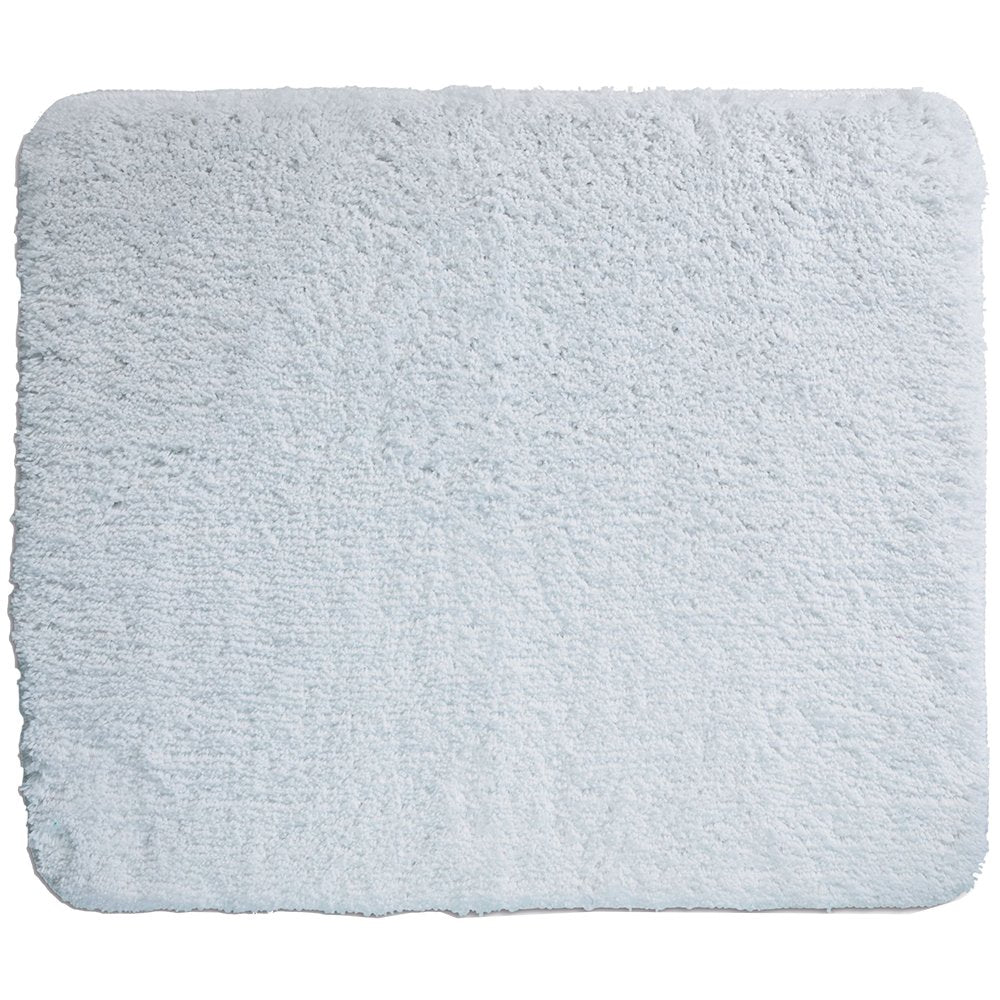 Kela "Livana Badematte, Polyester, Weiss, 80 x 50 cm Weiss 50 x 80 cm (Rechteckig), Weiss 50 x 80 cm