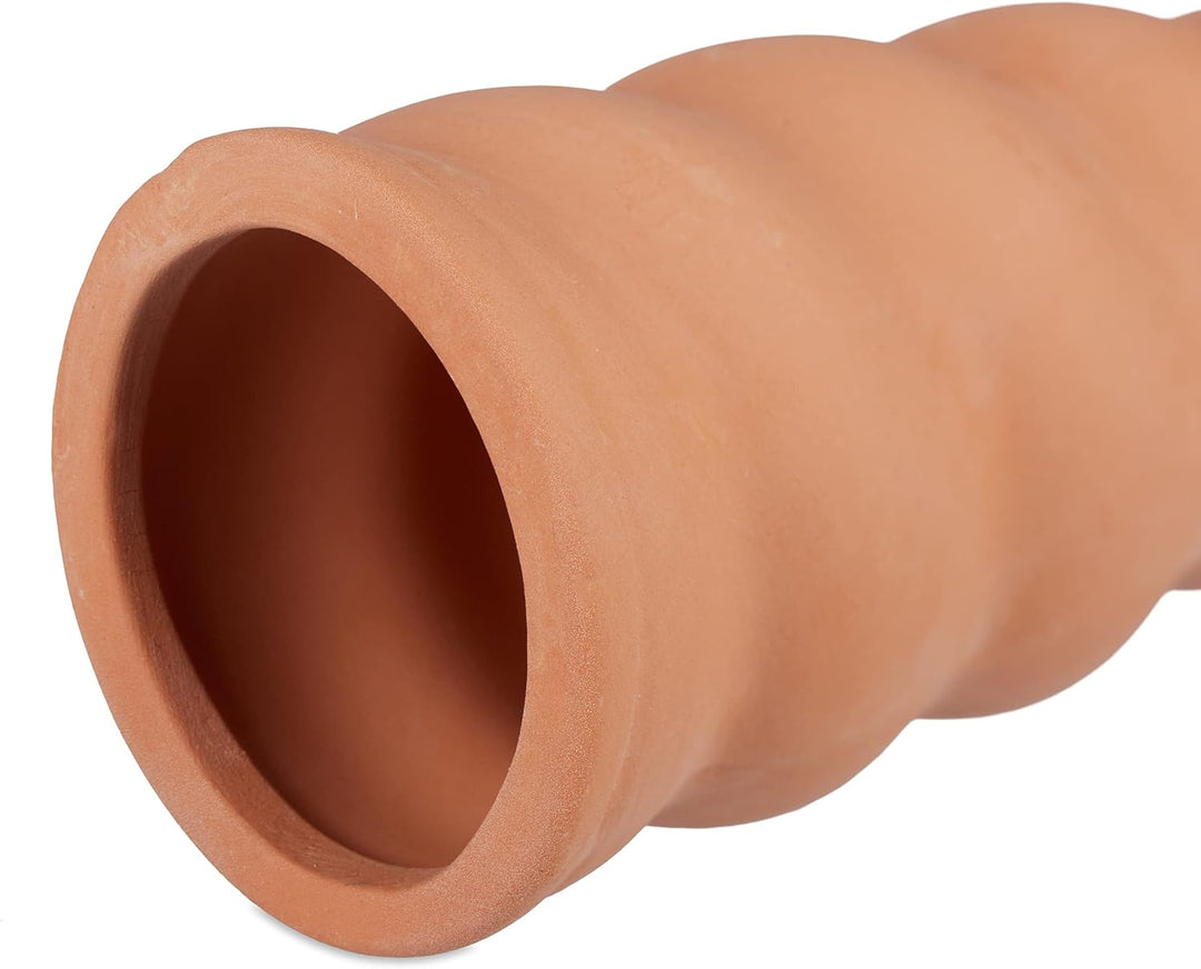 Relaxdays 12 x Tonkegel Bewässerung, Bewässerungshilfe Pflanzen, für 1,5 L Flaschen, Giesshilfe, HxD