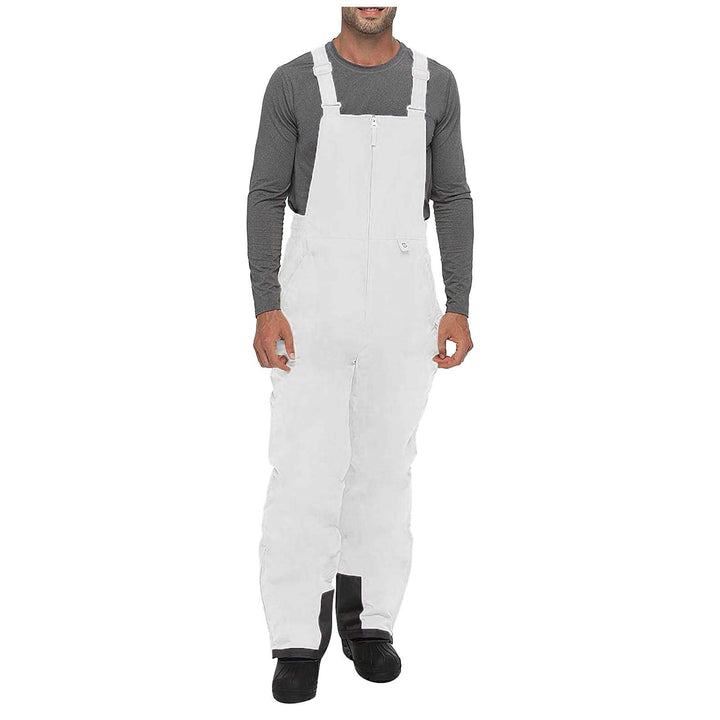 Schneehose Herren Mit Gummizug, Skihose Herren Mit Latz, Snowboardhose Wasserdicht Thermohose Warm S