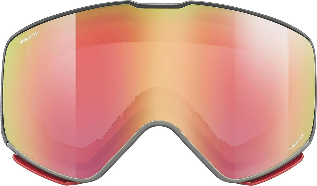 Julbo Unisex Quickshift Otg Skimaske XL schwarz / rot, XL schwarz / rot