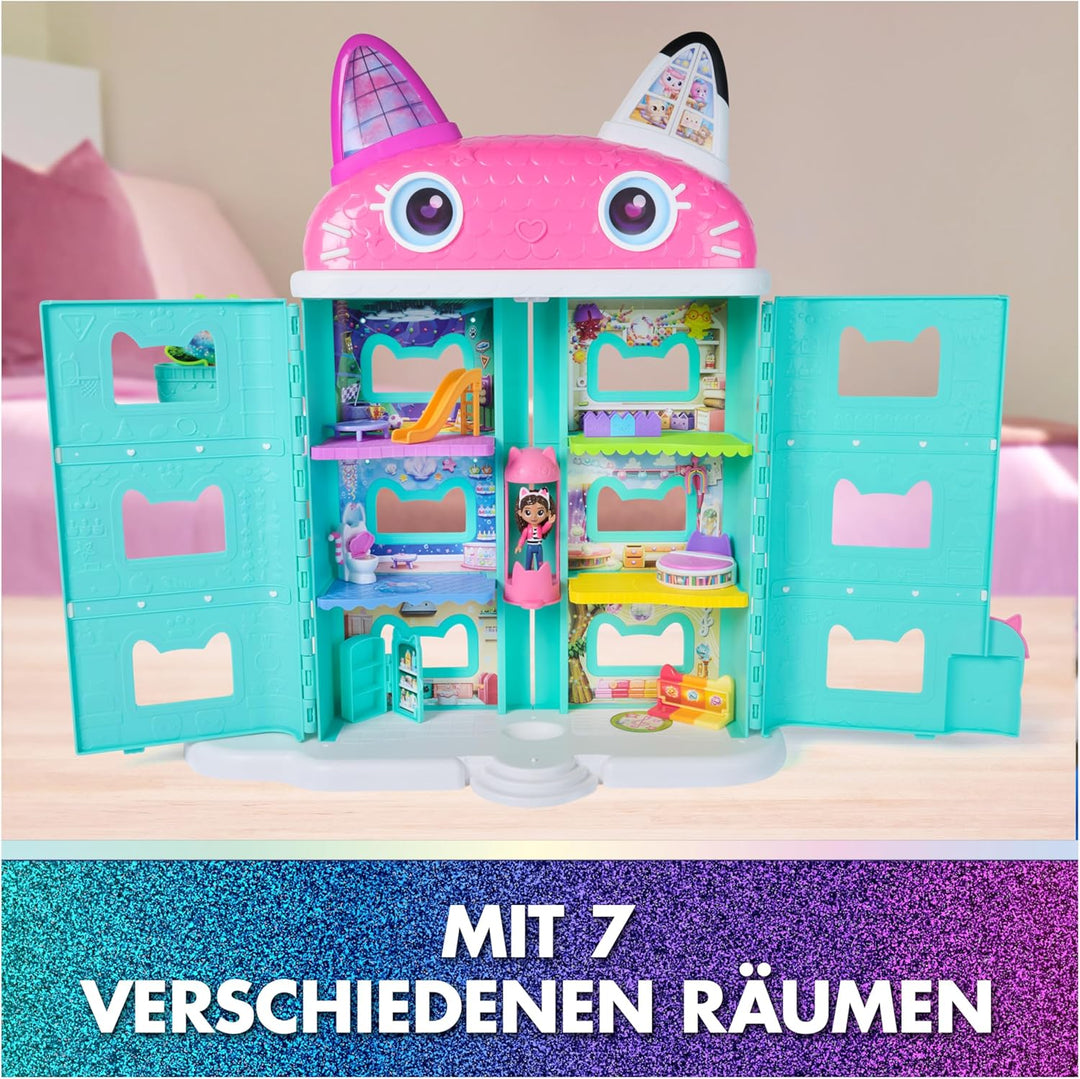 DREAMWORKS GABBY'S DOLLHOUSE: DER FILM - Puppenhaus zum Kinofilm, über 60 cm gross, mit Gabby-Figur